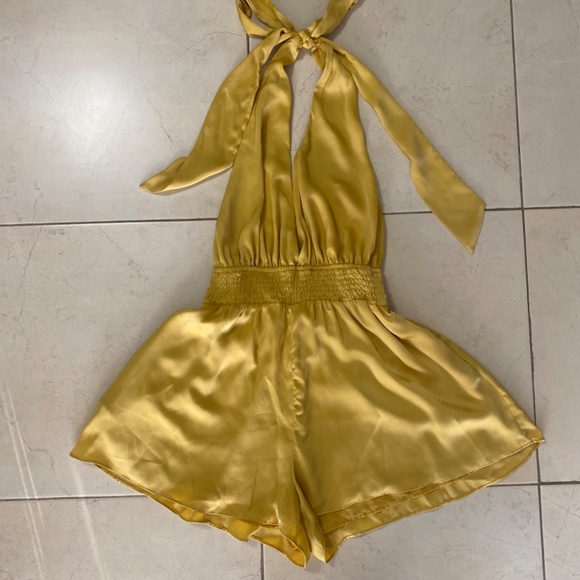 Open back, halter, romper - Picture 7 of 7